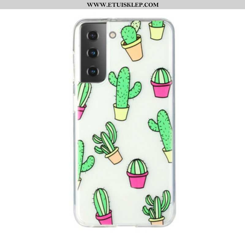 Etui do Samsung Galaxy S21 Plus 5G Mini Kaktusy